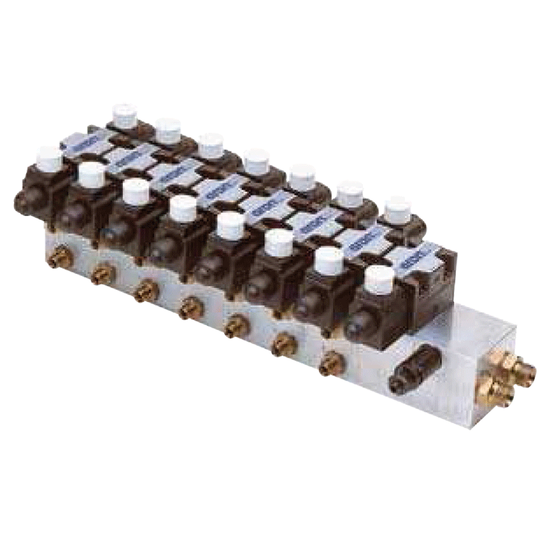 Distributori elettro-idraulici a 2 movimenti per barra interfila/sottofila